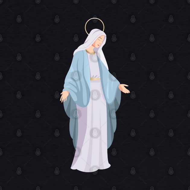 Virgin Mary Assumption by Mako Design 